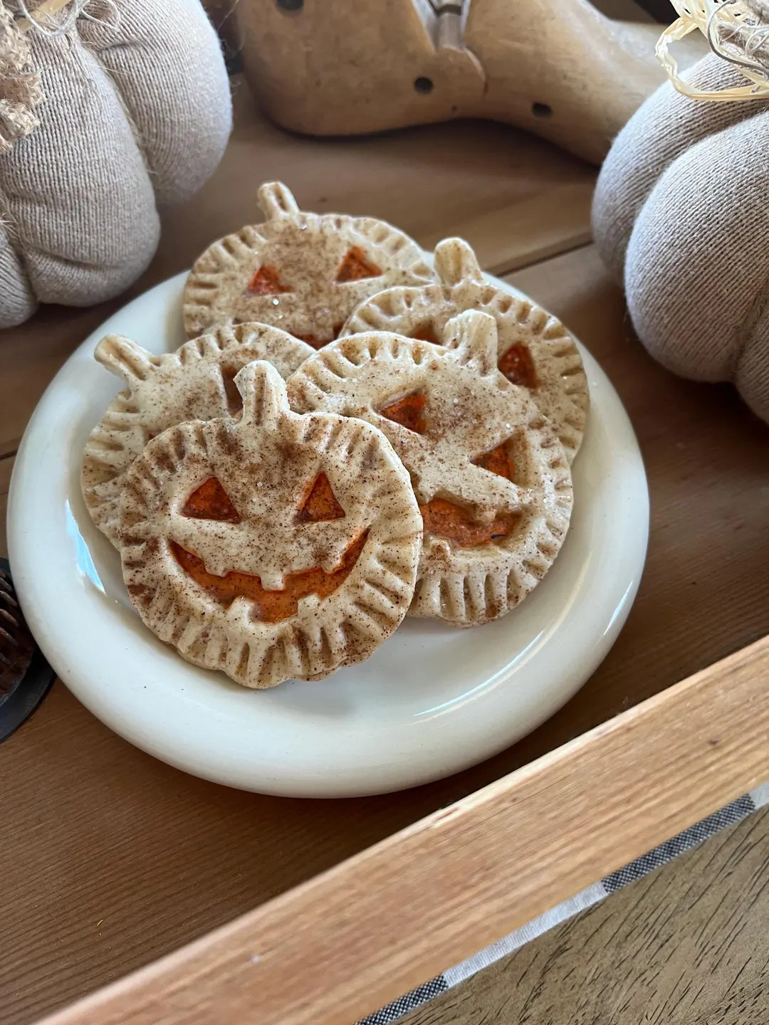 Primitive Pumpkin Faux Cookie/rustic Cookie/farmhouse Decor/halloween Decor - Etsy | Etsy (US)