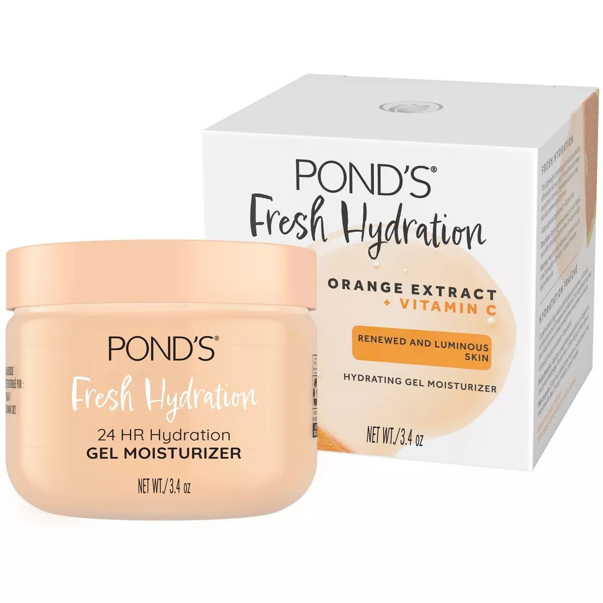 POND'S Gel Fruity HYDRA Orange Face Moisturizer - 3.88oz | Target