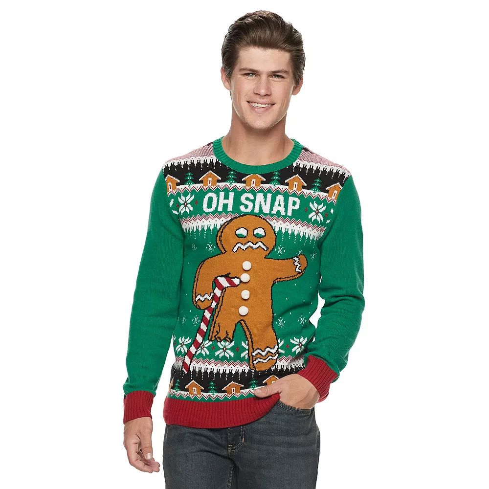 Men's Gingerbread Man Christmas Sweater | Kohl's