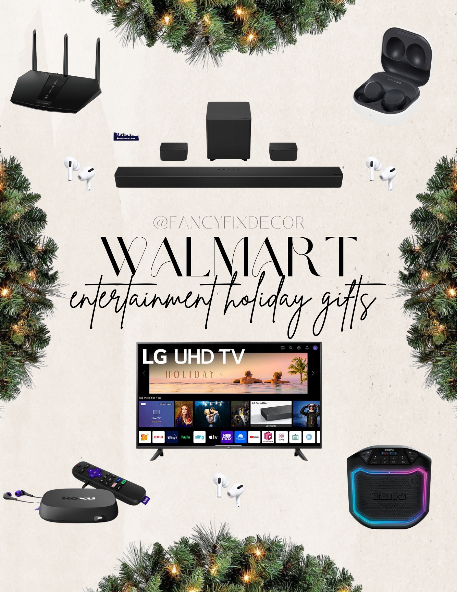 Entertainment holiday gift ideas. Christmas Decor Finds, Budget Friendly Christmas Natural Wood Decor, Modern Organic Christmas Bedroom, Neutral Holiday Finds, Holiday Entryway Decor, Seasonal Decor, California Casual Christmas, Coastal Christmas, Farmhouse Christmas, Traditional Holiday Living Room.

#LTKHoliday #LTKSeasonal #LTKCyberweek