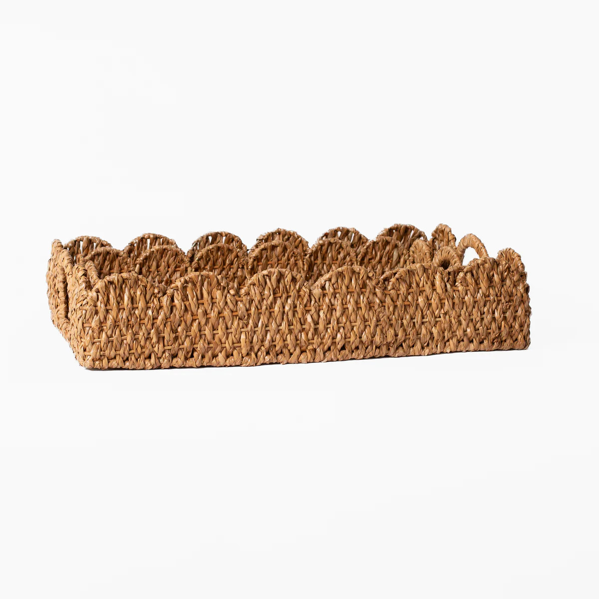 Braided Bankuan Trays with Handles | Stoffer Home
