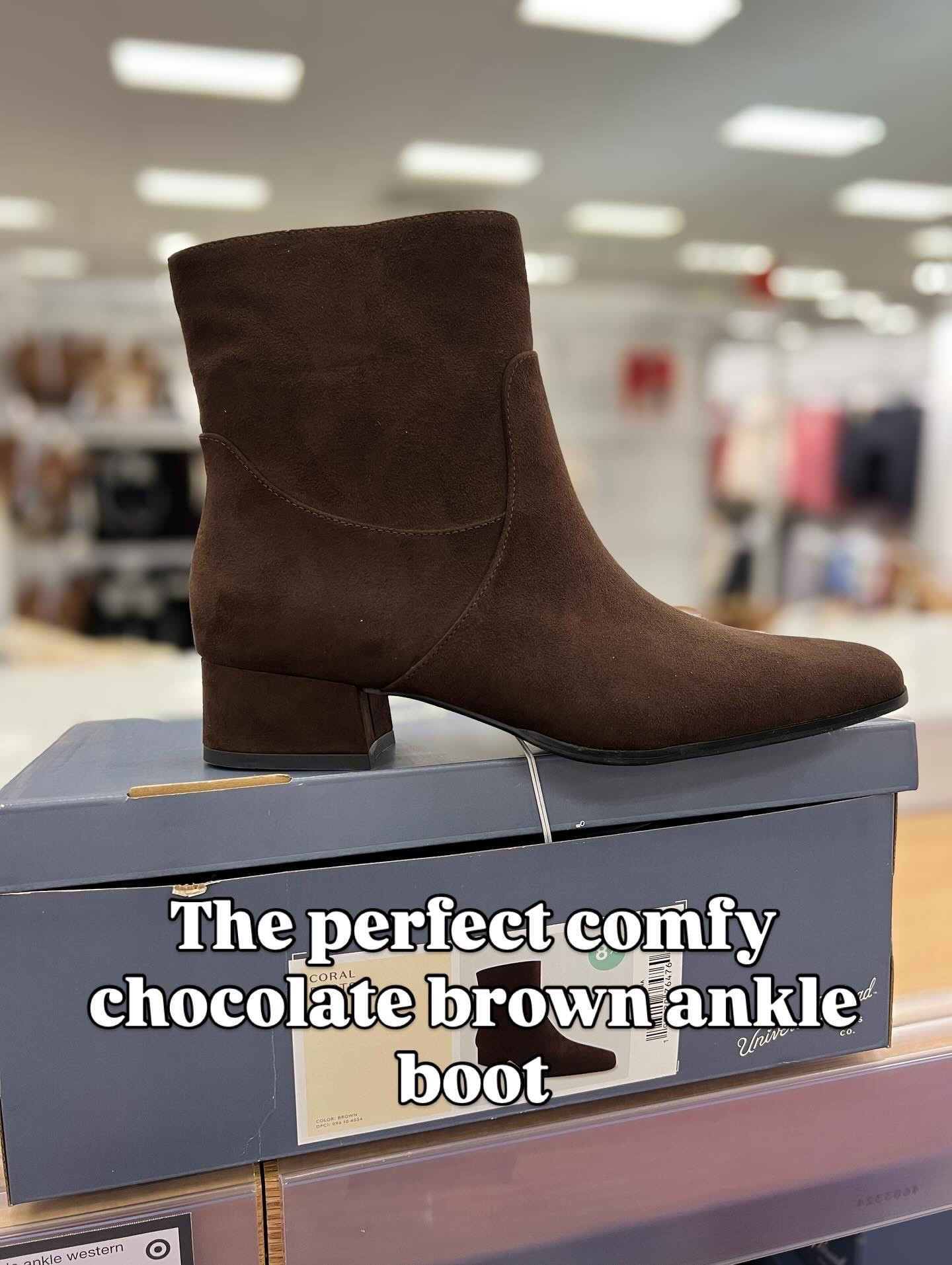 Target ankle boots in the fall “it” color, chocolate brown. #targetstyle 

#LTKFindsUnder50 #LTKFindsUnder100 #LTKStyleTip