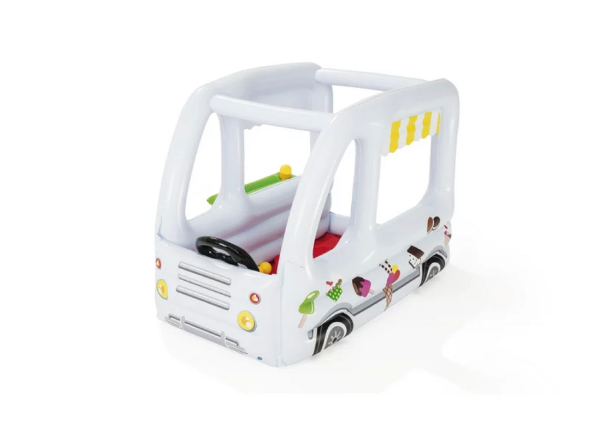 Linking a similar inflatable ice cream truck that I found online. Only $20! You can also buy it with balls to use as a ball pit. Great decoration for birthdays, parties, events, and can be used indoors or outdoors 

#LTKhome #LTKsalealert #LTKkids