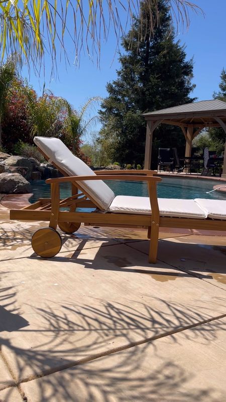 Amazon chaise lounge pool patio chair outdoor furniture #chaiselounge 

#LTKSeasonal #LTKVideo #LTKhome