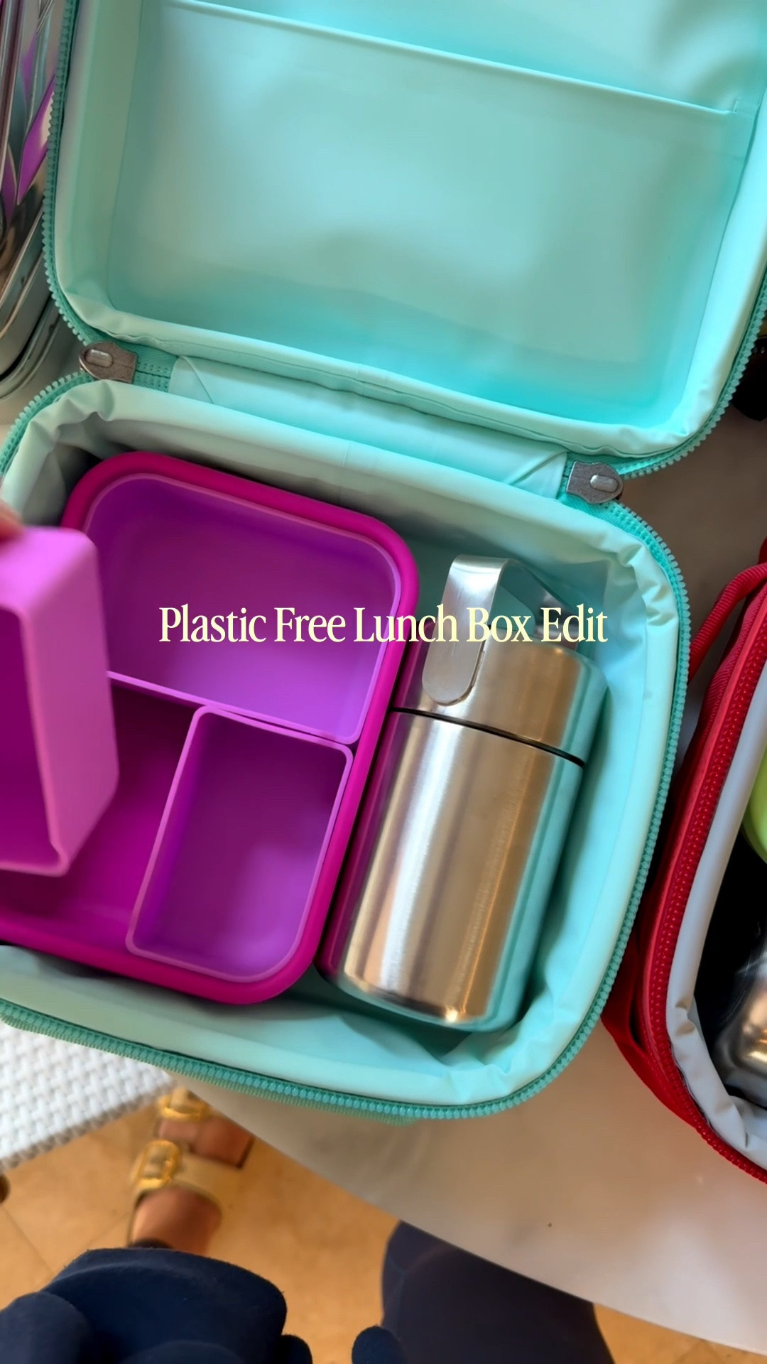 We’re using the 3L boxes with the thermos, silicone buildable bento box and a medium stainless steel bento (currently out of stock!). It also fits two large stainless steel bento boxes if you’re not using the thermos containers

#LTKdayinmylife #LTKBaby #LTKKids