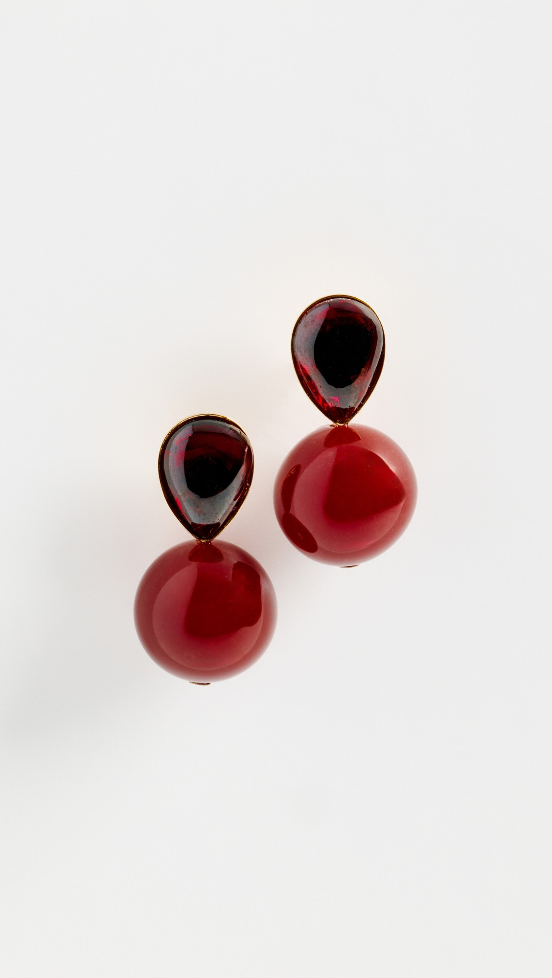 Jennifer Behr Allison Earrings Carnelian One Size | Shopbop