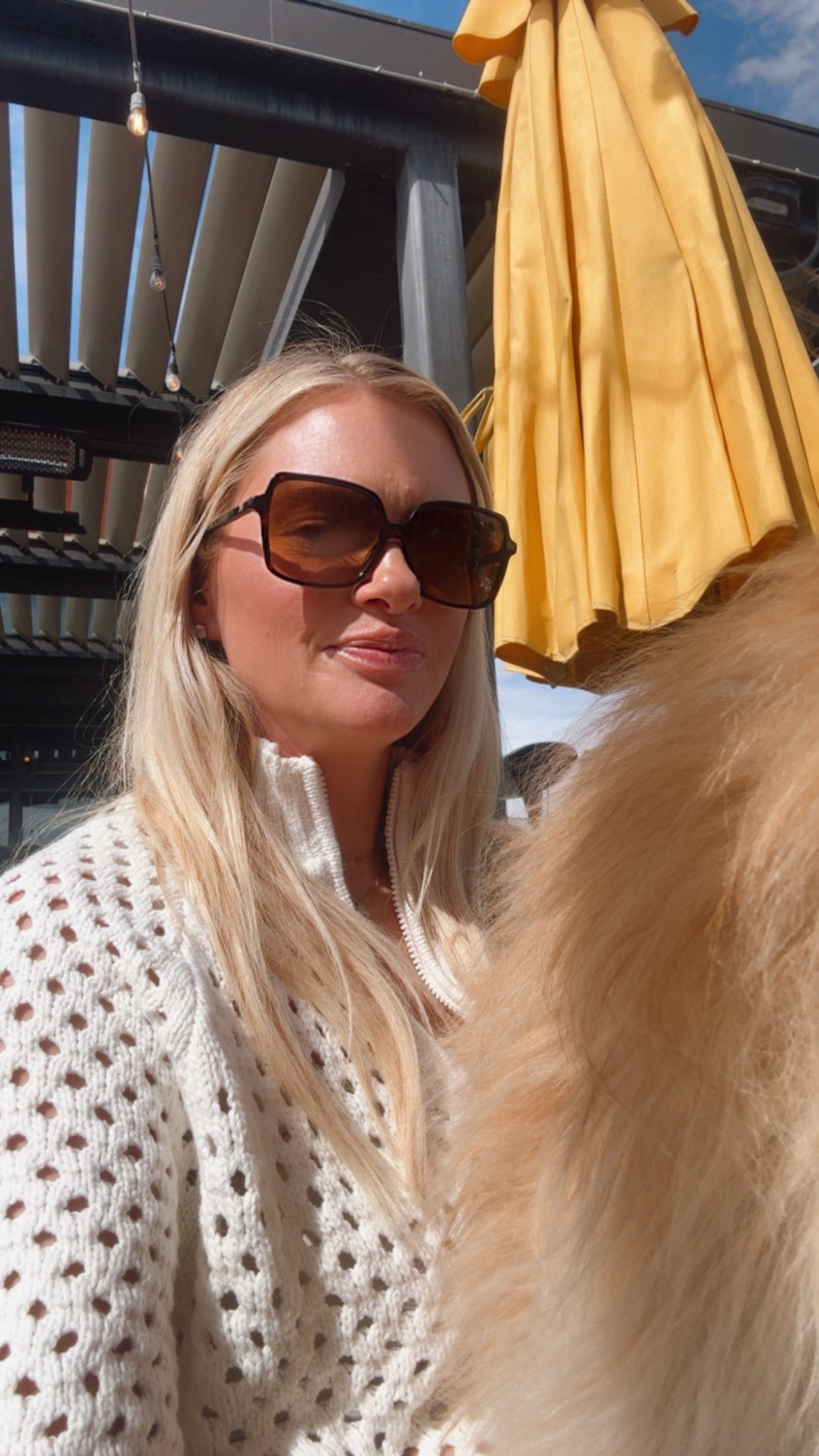 Patio season fave! Not too hot. Not too cold. Just right. 

#sweater #loft #patio #outdoor 

#LTKdayinmylife #LTKgrwm #LTKSpringSale