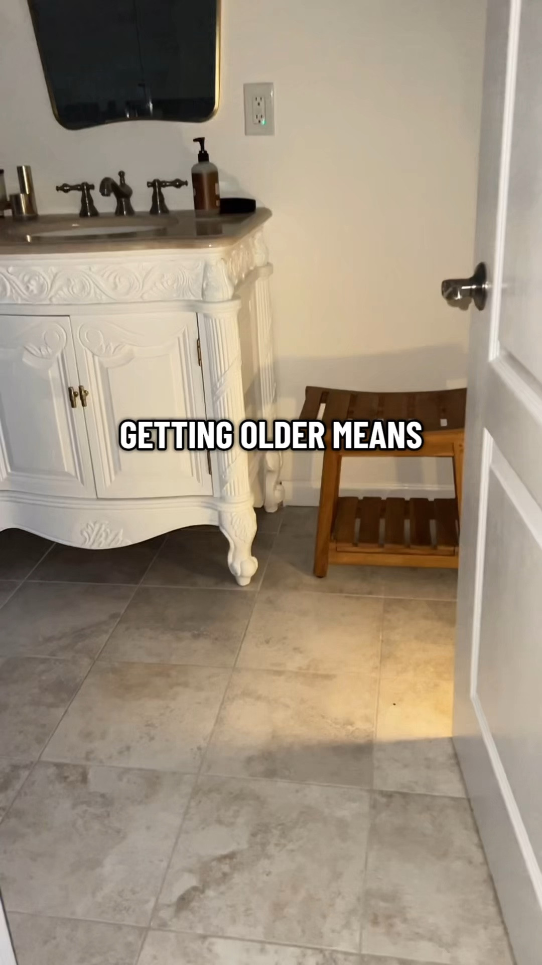 Getting older = middle of the night wake-ups 😅
And suddenly lighting matters a lot more…

This small change made a big difference 👏
@homegoods 

#homedecor #homehacks #bathroomideas #interiordesign #hometips designhack

#LTKstorytime #LTKOver40 #LTKHome