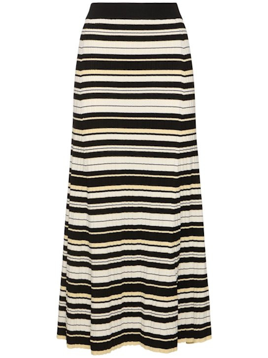 Future viscose blend rib long skirt | Luisaviaroma