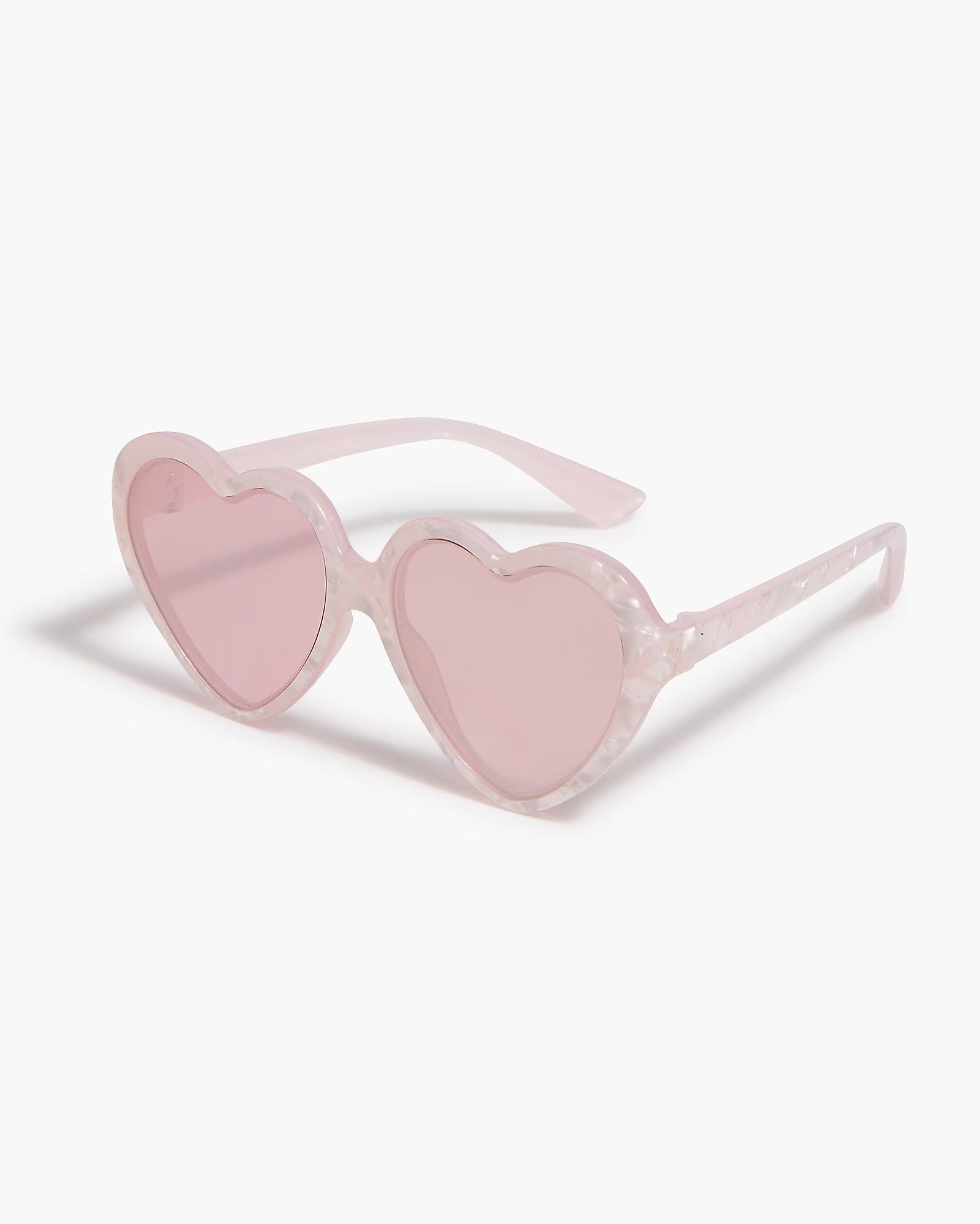 Girls' heart-shaped sunglasses | J.Crew Factory