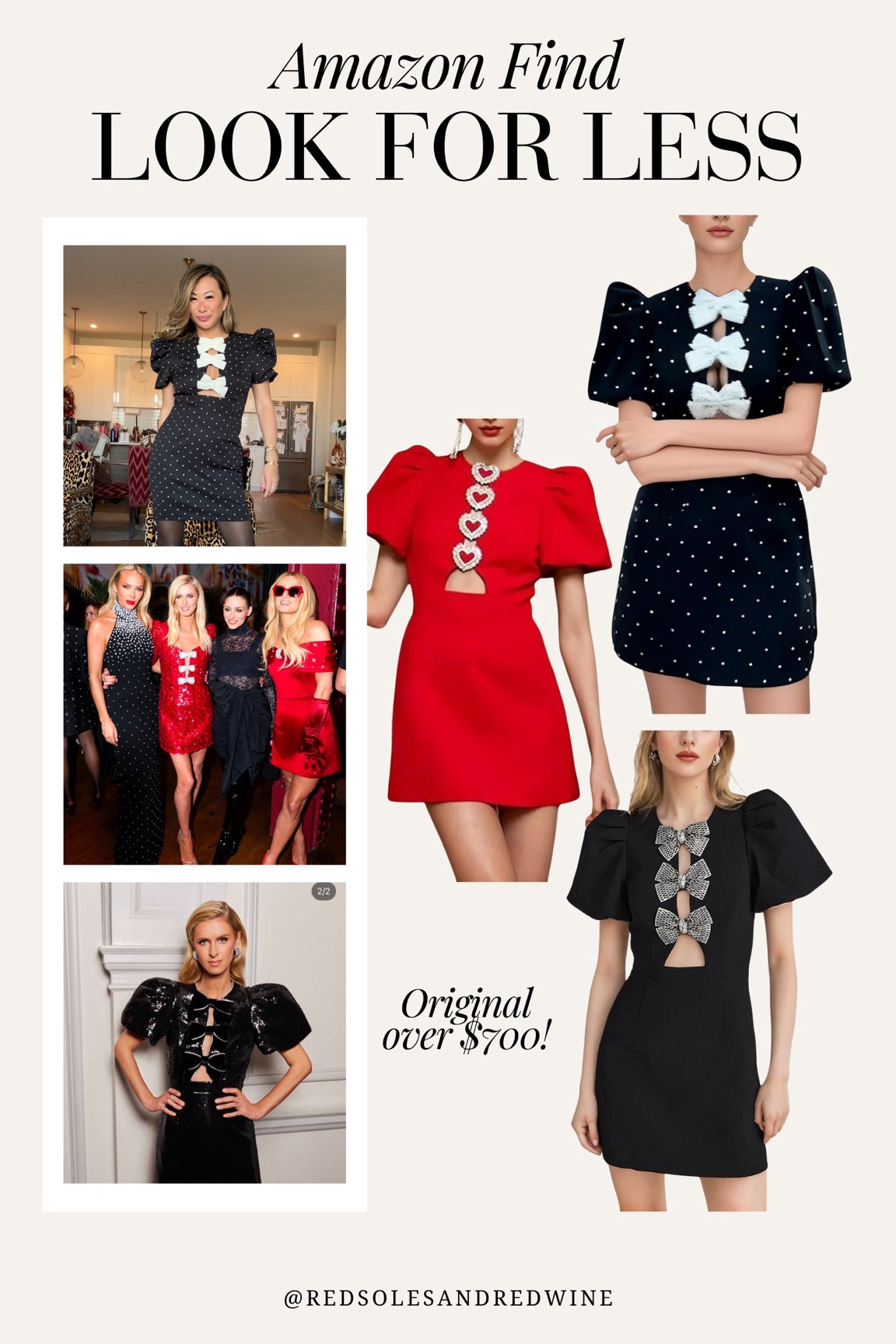 Amazon dress that looks similar to Rebecca Vallance! So cute and such a steal, perfect Valentine’s Day dresses

Vday dress, bow dress, heart dress, red dress, black dress, Rebecca vallance similar, Amazon finds

#LTKStyleTip #LTKFindsUnder100