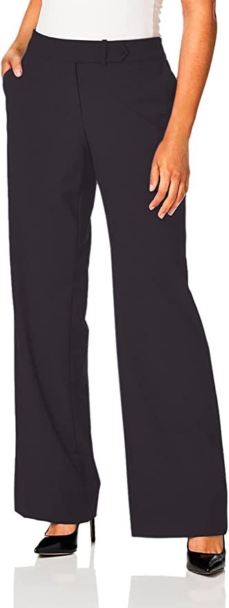 Calvin Klein Straight-Leg Classic Business Casual Pants for Women | Amazon (US)