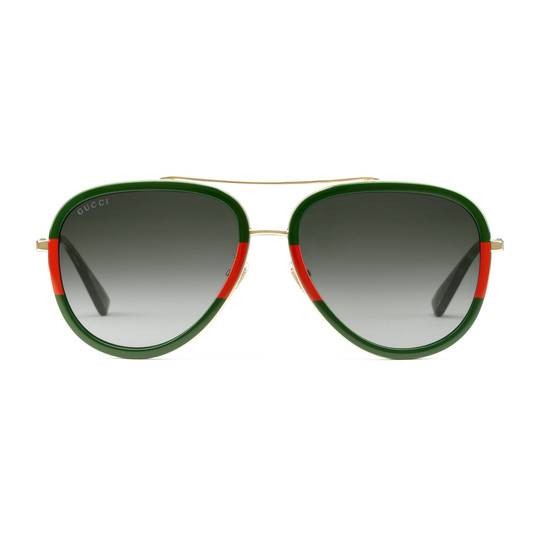 Aviator metal sunglasses | Gucci (US)