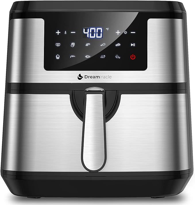 Air Fryer XL 8Qt, Dreamiracle Digital Airfryer 8 quart, 1750W Smart Air Fryer with 10 Presets One... | Amazon (US)