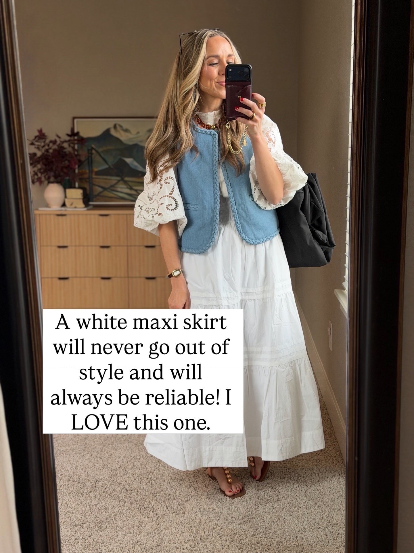 This white maxi skirt will never go out of style! 

I am a size small top and 2 or 26 bottoms!

#LTKootd #LTKgrwm #LTKmomlife