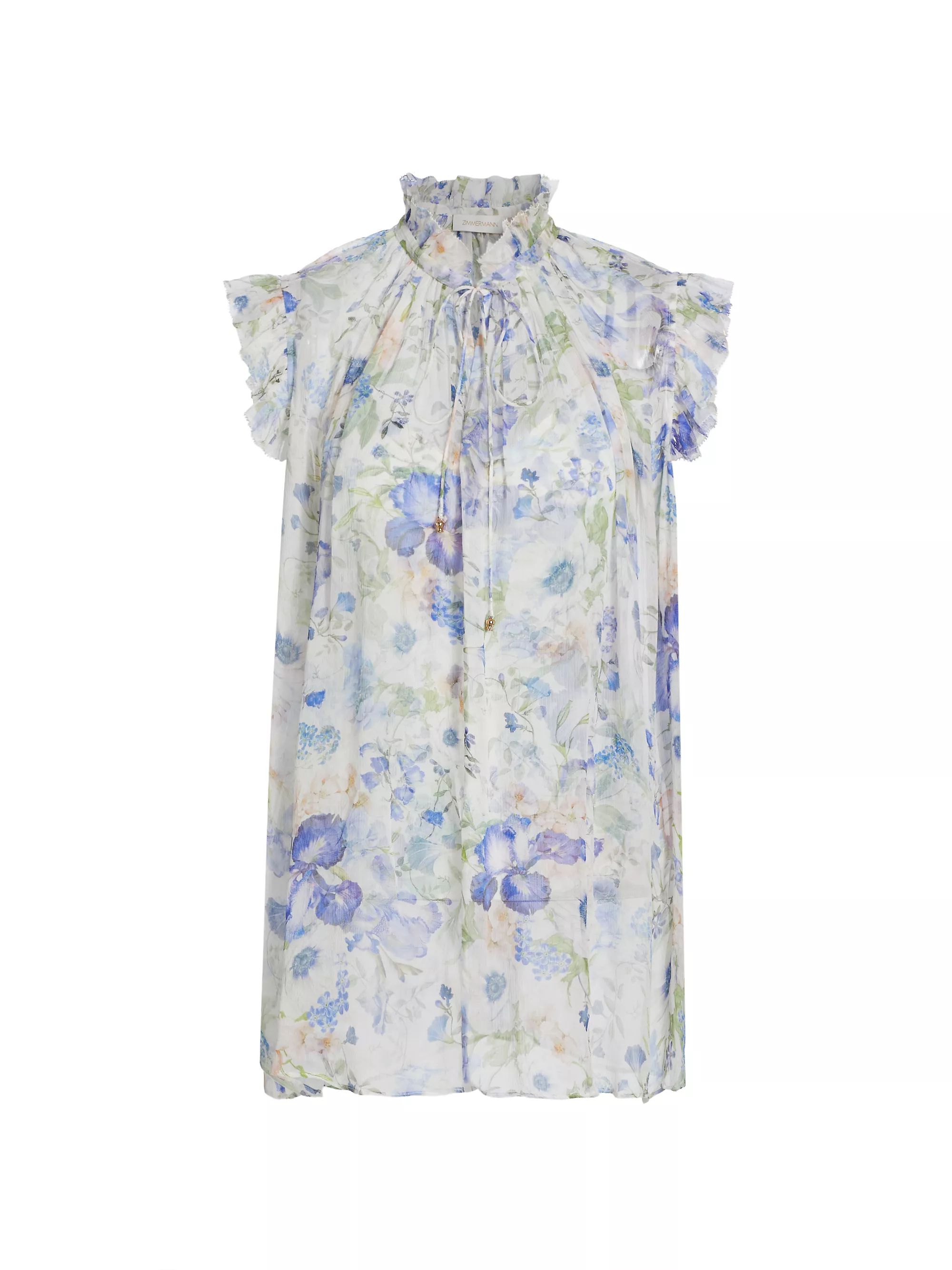 Natura Chiffon Floral Tunic Top | Saks Fifth Avenue