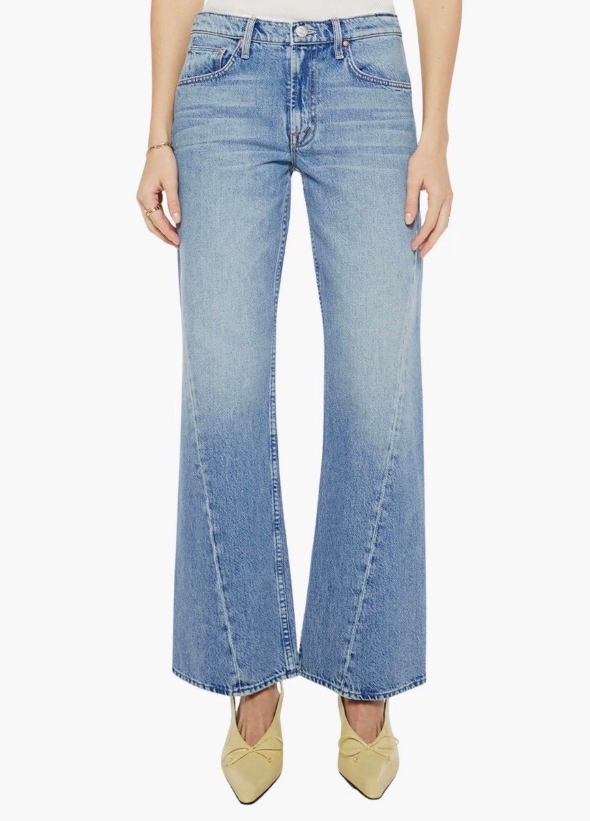 New Mother jeans 
Jeans 

A dark wash lends a casual-cool look to these high-rise, nonstretch jeans made with twisted side seams.

#LTKSeasonal