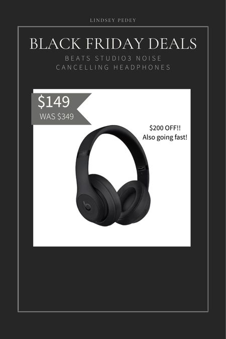 Beats headphones on sale for black Friday! Almost sold out! $200 off! 

#LTKCyberweek #LTKsalealert #LTKGiftGuide