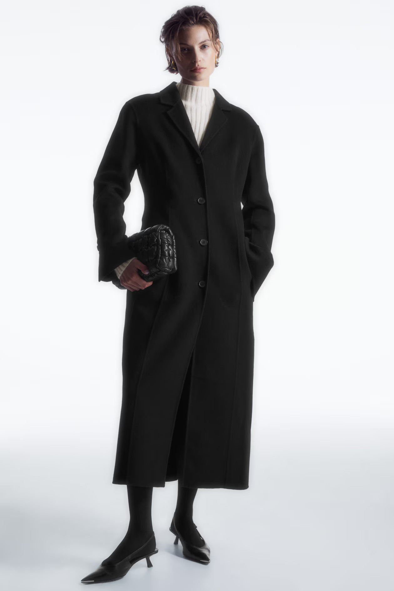 TAILORED DOUBLE-FACED WOOL COAT | COS (AU)