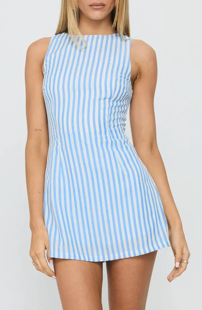 Yumiko Stripe Sleeveless Romper | Nordstrom