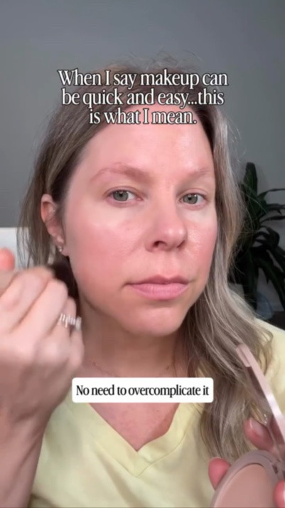 At 41, I’ve officially retired my 20-step makeup routine. 🙋‍♀️

These days, I want makeup that’s quick, easy, and actually looks good on my skin. If that sounds like you, you’re in the right place!

Sometimes I use just one product to even out my complexion, and that’s enough. This took me less than 30 seconds 🙌

I’ve been loving this one from @originalnomakeupmakeup ! If you want the details, just comment “LINK” below, and I’ll send it to you.

And tell me—what’s one makeup topic you’d love to see me cover next? I’d love to create content that helps make makeup feel simple and approachable.

#makeupformatureskin #easymakeuptutorial #makeupover40 #womenover40 #simplemakeup nomakeupmakeup

#LTKgrwm #LTKOver40 #LTKBeauty