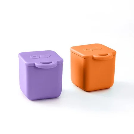 OmieBox (2 pack) Leakproof Dips Containers To Go Salad Dressing Container Condiment Container with L | Walmart (US)