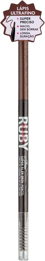 Ruby Kisses Go Brow Lápis de Sobrancelha Ultrafino - Chocolate Brown | Amazon (BR)