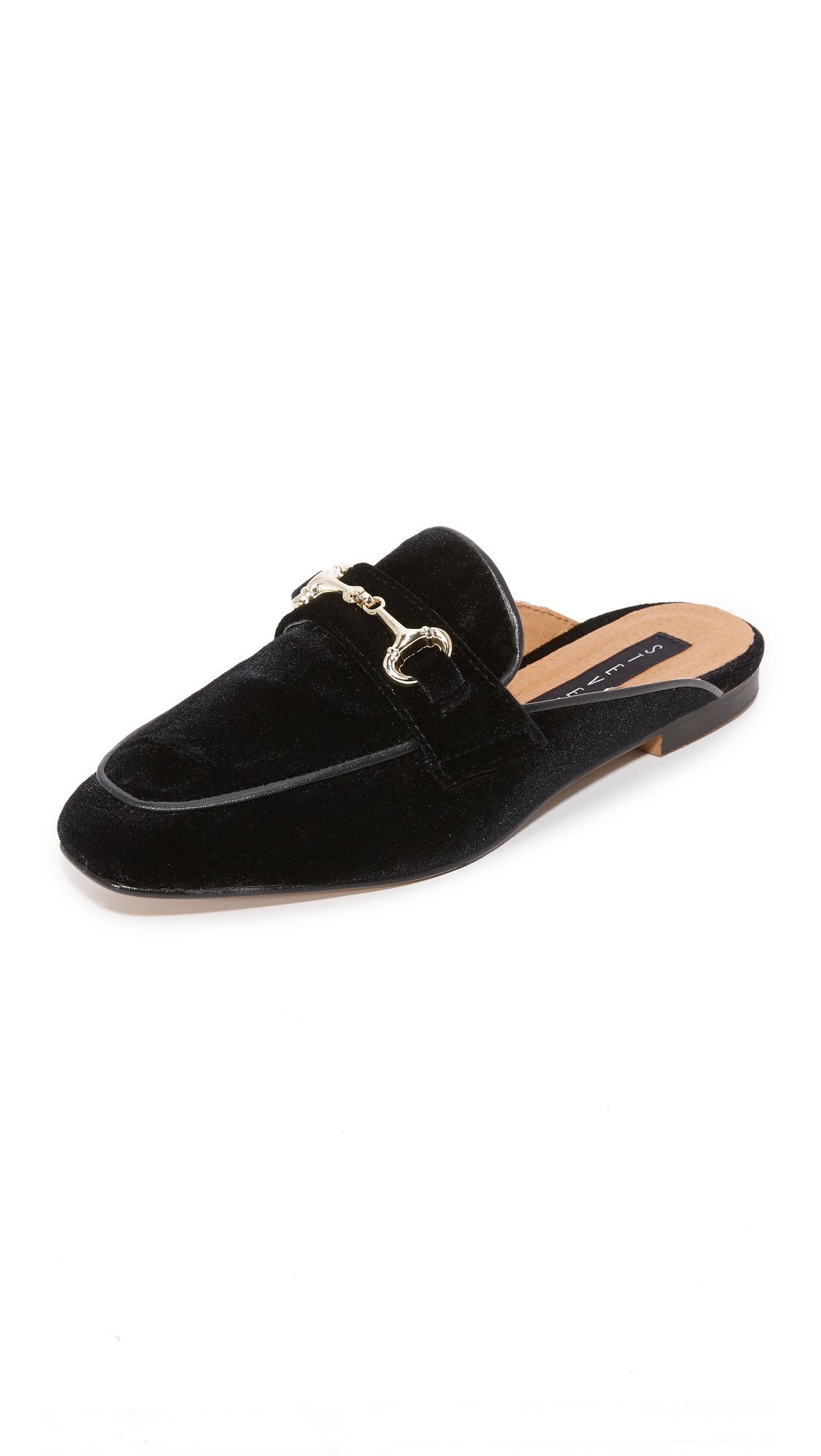 Steven Razzi Velvet Mules - Black | Shopbop