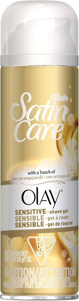 Gillette Satin Care with A Touch of Olay Shave Gel for Women, 7 oz | Amazon (US)