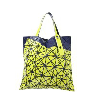 ISSEY MIYAKE BAO ENAMEL TOTE BAG Used BB83-AG842-57 Yellow Used | eBay UK