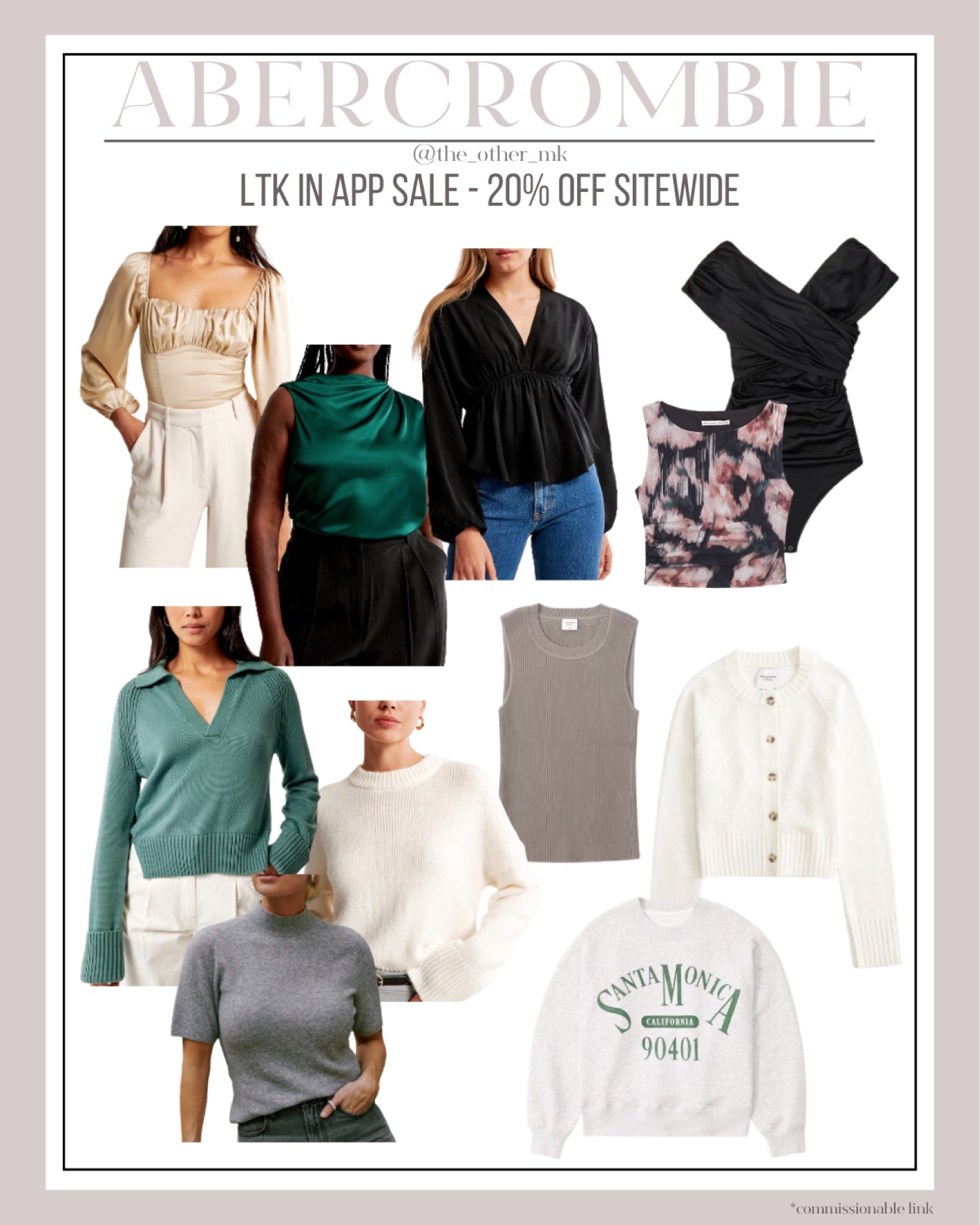 LTK sale - Abercrombie sale - midsize fall tops - fall fashion - oversized sweater - cardigan - ribbed crewneck - fall work wear 

#LTKsalealert #LTKstyletip #LTKSale