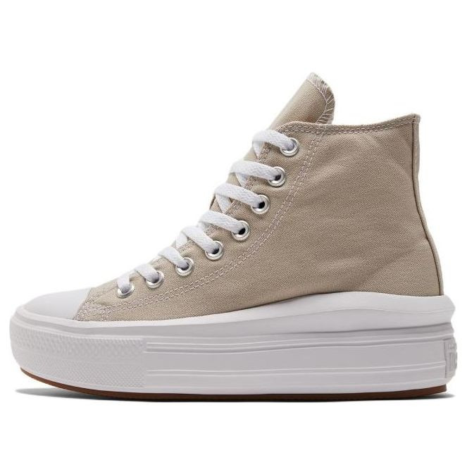 (WMNS) Converse Chuck Taylor All Star Move Platform High 'Beach Stone' A04365C | KICKS CREW