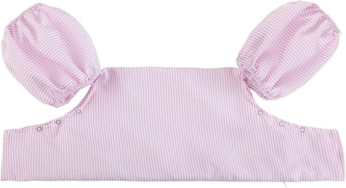 THOUSMOON Toddler Kids Gingham Seersucker Flotation Device Cover Baby Swim Puddle Jumper Cover Li... | Amazon (US)
