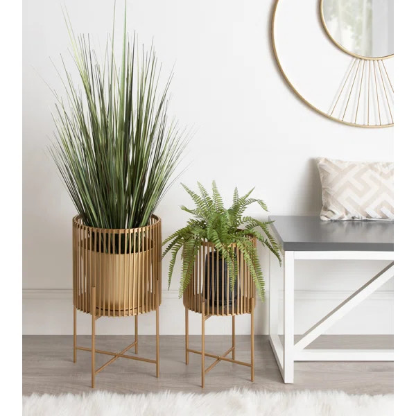 Owings 2 Piece Plant Stand Set | Wayfair North America