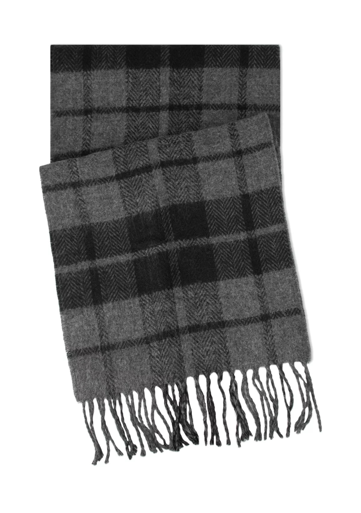 Men's Reversible Tonal Plaid Scarf | Belk