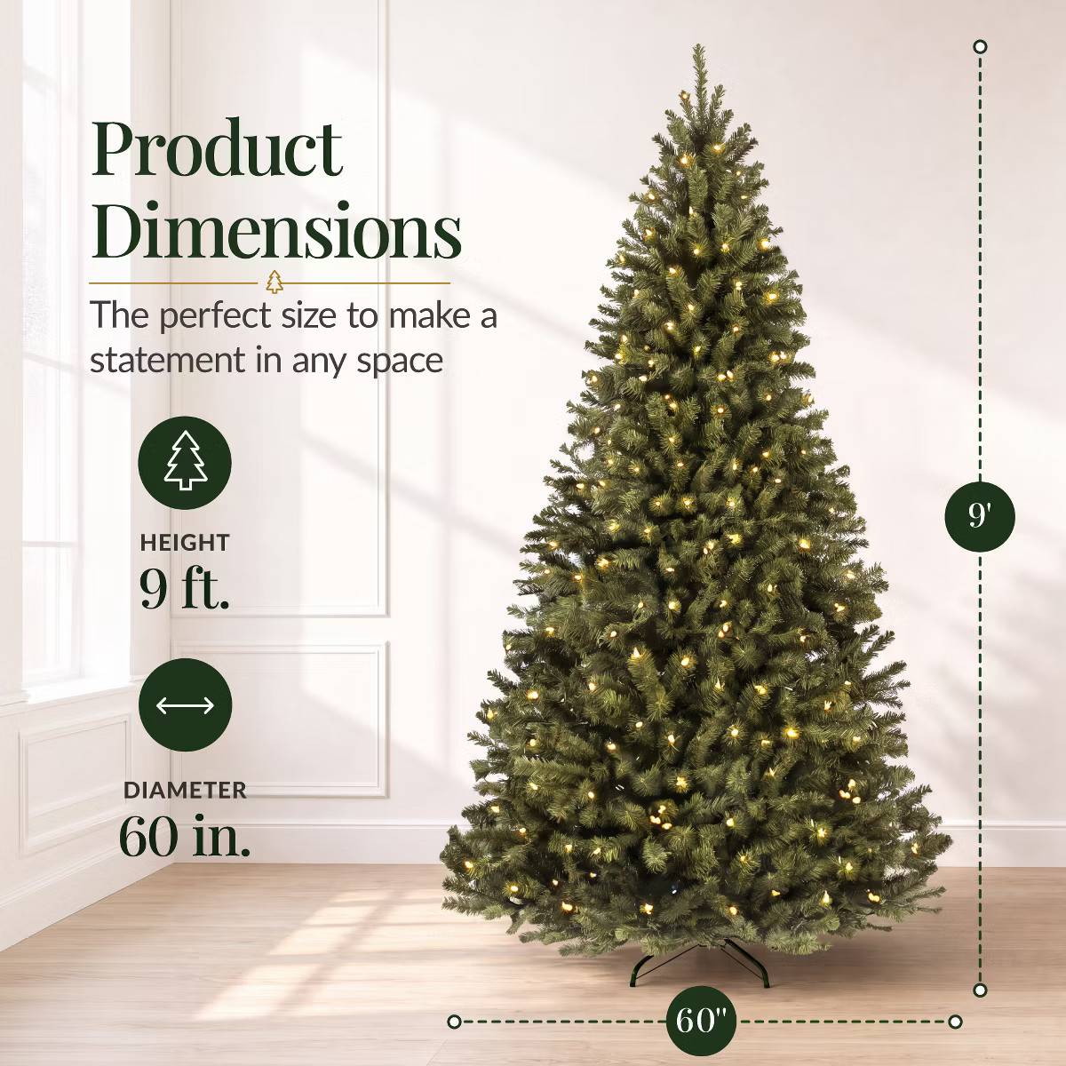 Best Choice Products 4.5ft Pre-Lit Spruce Hinged Artificial Christmas Tree w/ 200 Incandescent Lights, Foldable Stand | Target