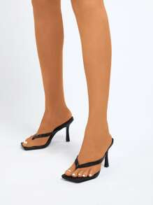 Stiletto Heeled Thong Sandals
   SKU: sw2106222734980803      
          (1903 Reviews)
         ... | SHEIN