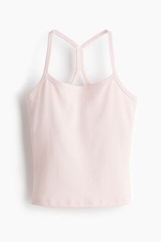 H & M - Sport-Trägertop mit integriertem BH mit SoftMove - Rosa - Sportswear | H&M (DE, AT, CH, NL, FI)