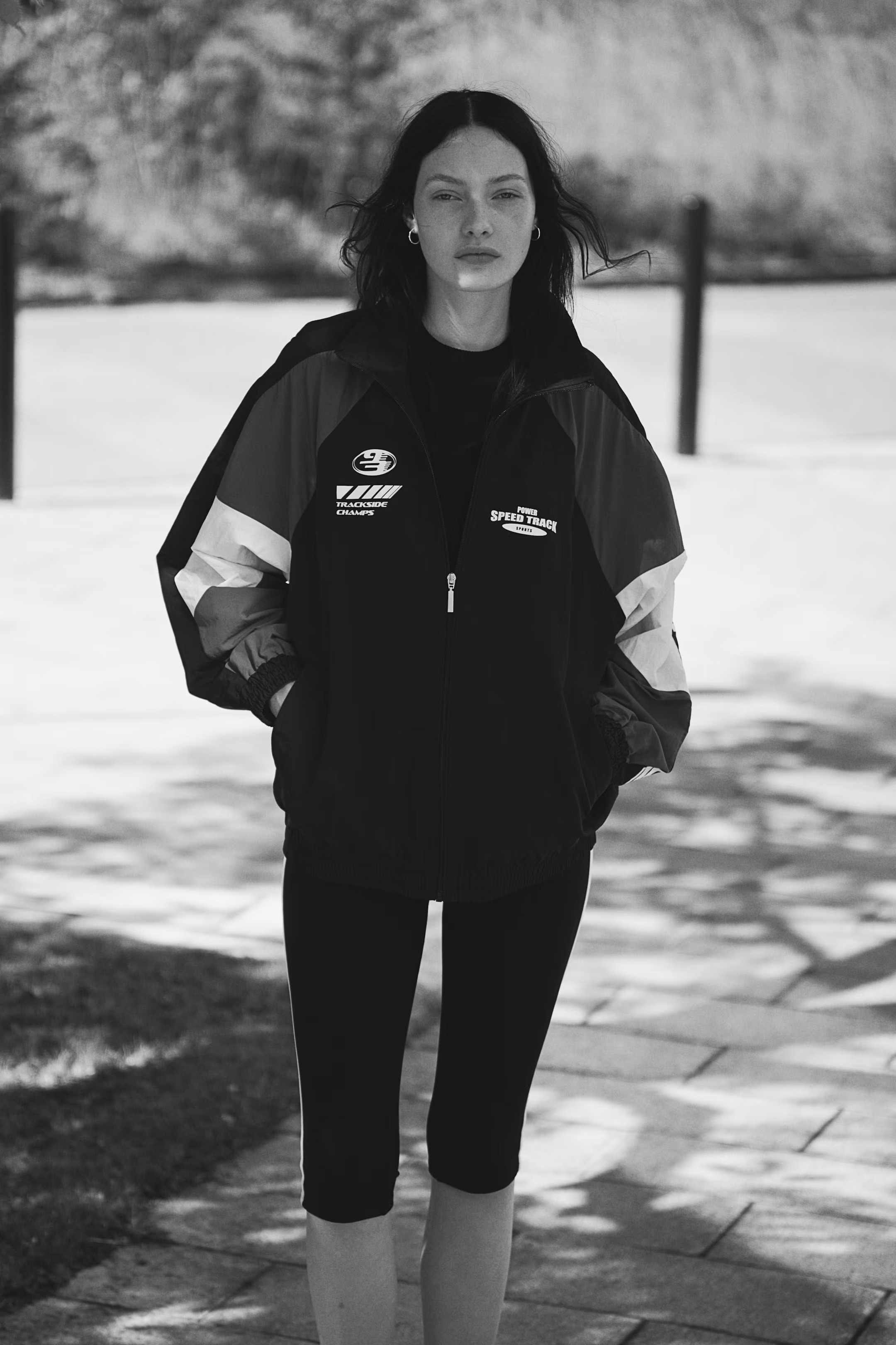 Oversized Printed Windbreaker | H&M (US + CA)