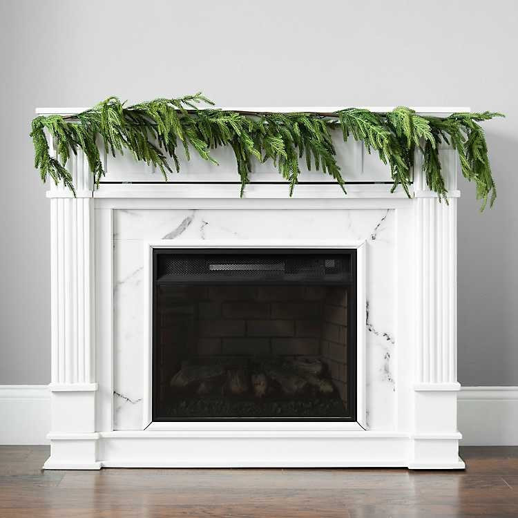 Norfolk Pine Natural Touch Garland | Kirkland's Home