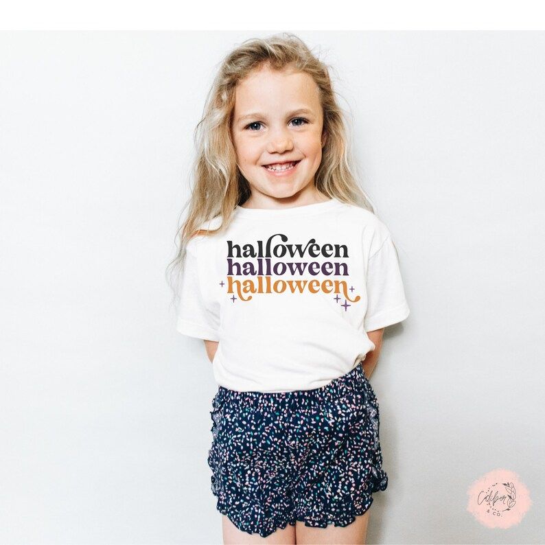 Kids Halloween Onesie® , Toddler Halloween Tee, Spooky Kids Shirt, Kids Halloween T-Shirt, Spook... | Etsy (US)