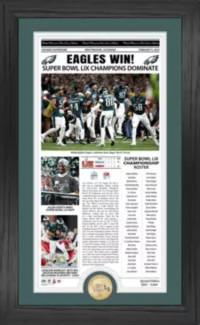 Highland Mint 2024-25 Super Bowl LIX Champions Philadelphia Eagles Front Page Photo Frame | DICK'S Sporting Goods