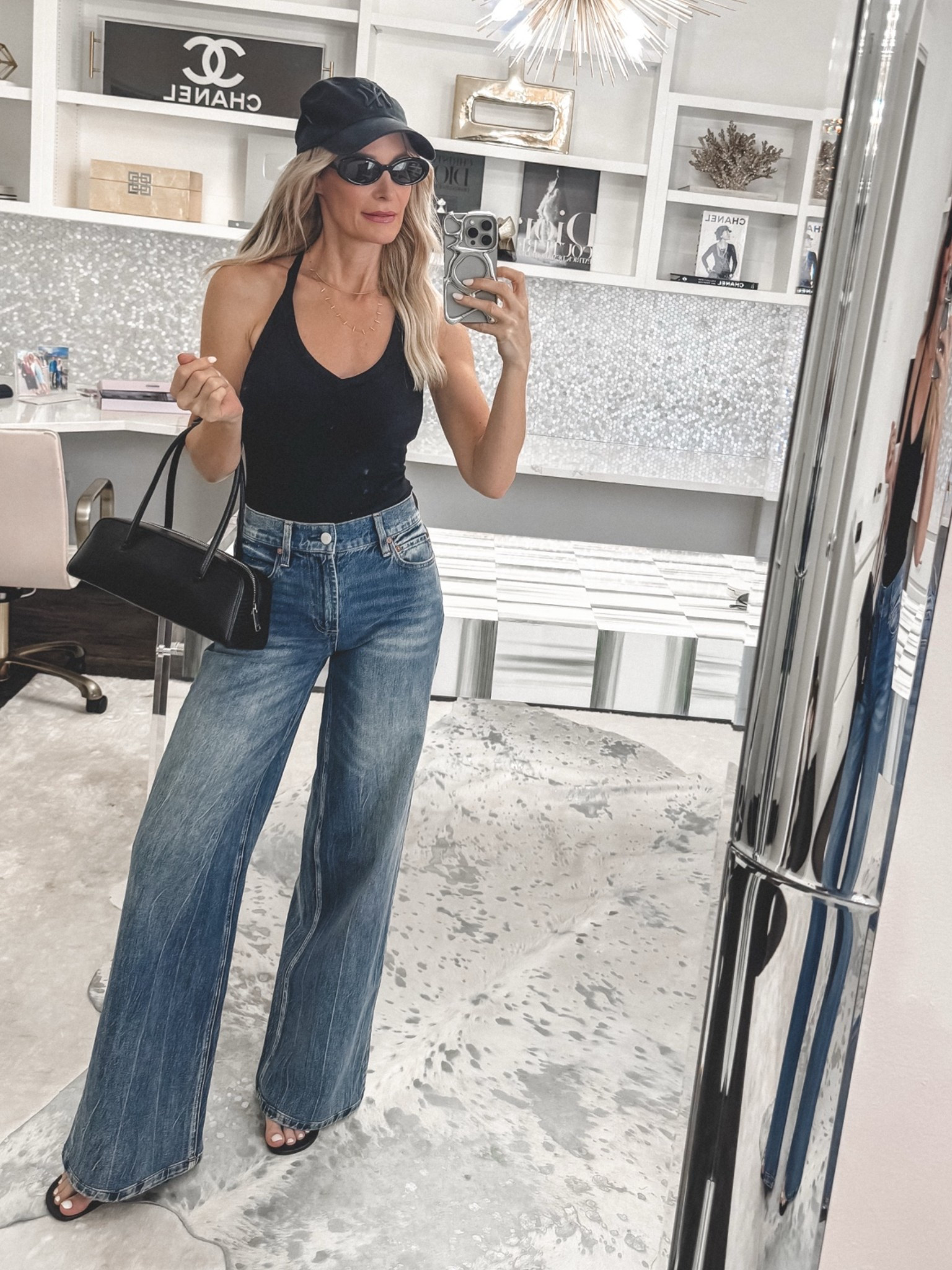 New favorite Amazon halter tank — this casual yet chic summer outfit is so easy to recreate with a flattering halter tank and high-waisted jeans. It’s simple, polished, and perfect for everyday wear. I’m wearing an XS in the Amazon halter tank and a size 24 in the jeans. #LTKFinds #LTKStyleTip
 

 

#LTKOver40 #LTKootd #LTKSeasonal #LTKOver40