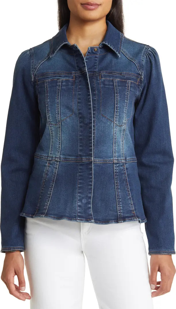 Peplum Denim Jacket | Nordstrom