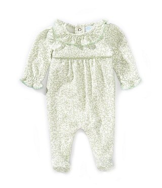 Edgehill Collection Baby Girls Long-Sleeve Ditsy Floral Footie Coverall | Dillard's | Dillard's