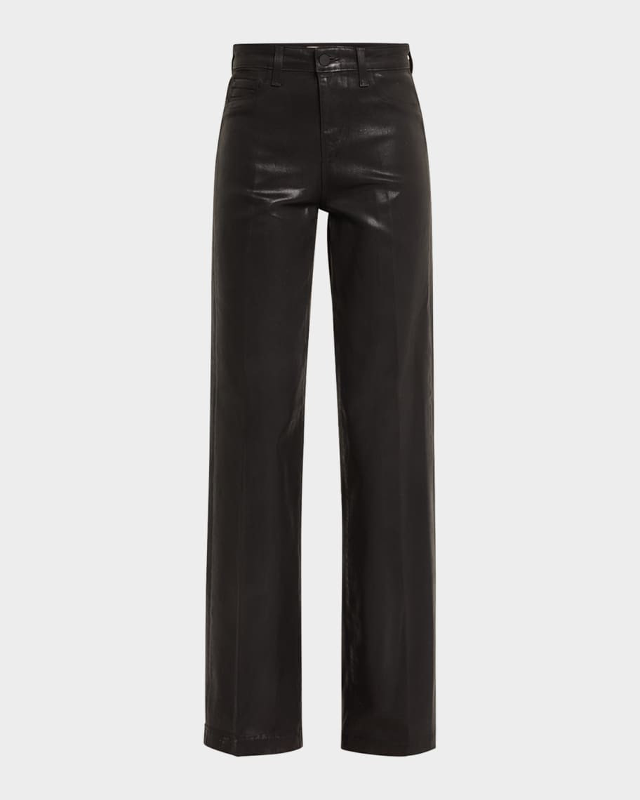 Clayton Coated Wide-Leg Jeans | Neiman Marcus