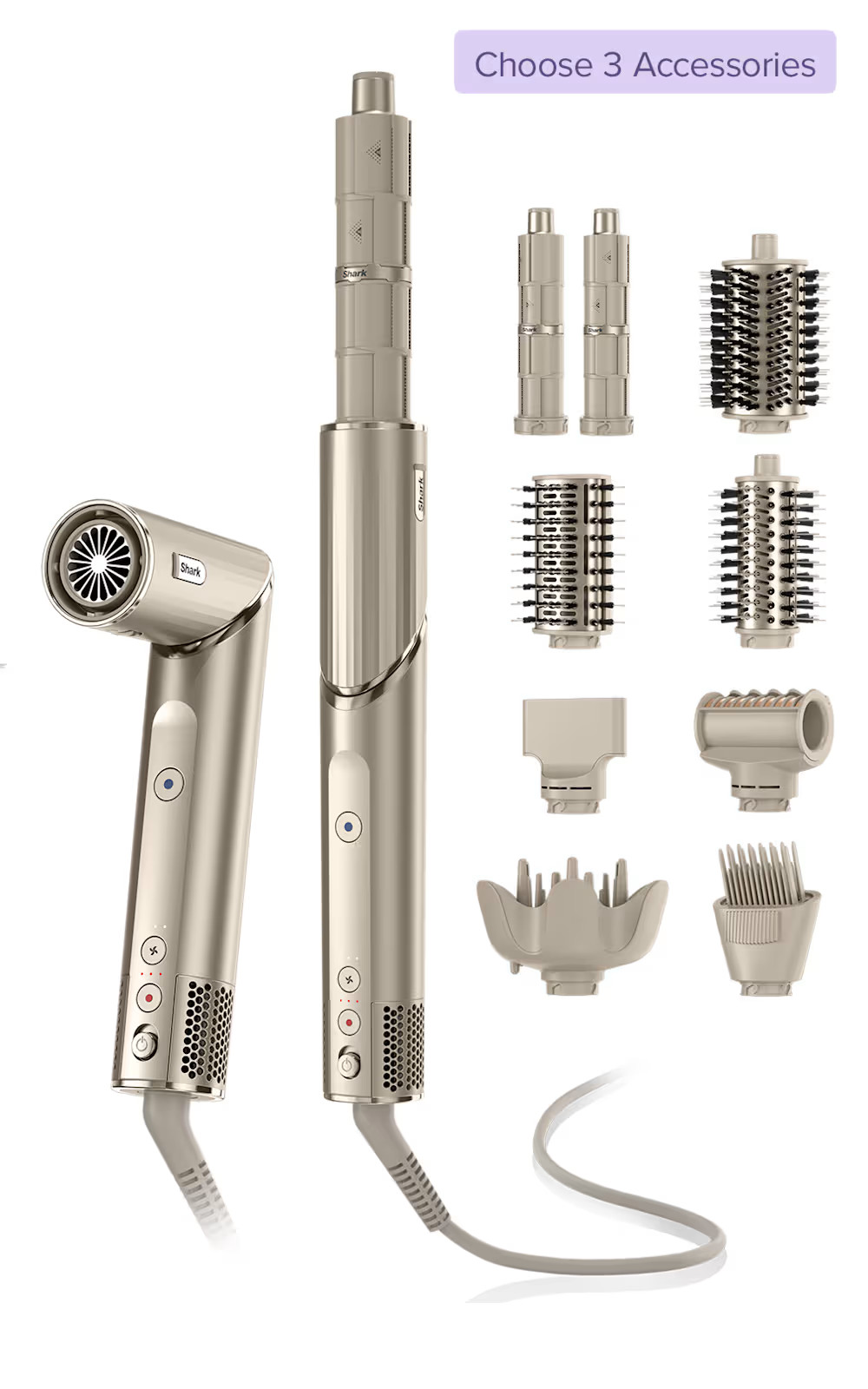 Build your own Shark FlexStyle® Air Styling & Drying System-Stone Hair Stylers - Shark | SharkNinja