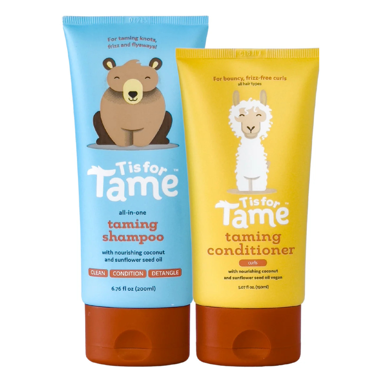 NEW Hair Taming Shampoo & Nourishing Conditioner for Curls | T is for Tame