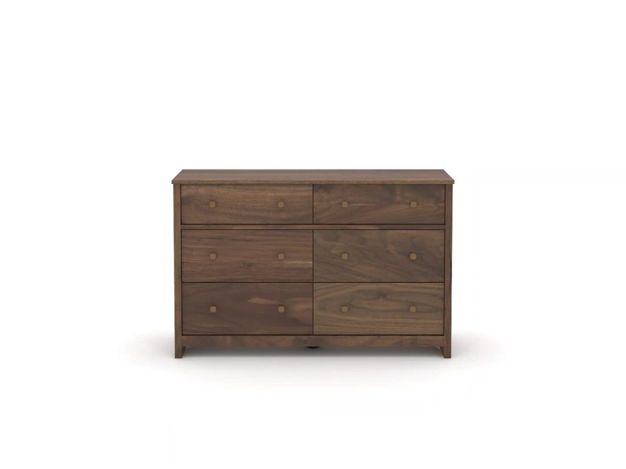 Sauder River Ranch 6-Drawer Bedroom Dresser, Grand Walnut Finish | Walmart (US)