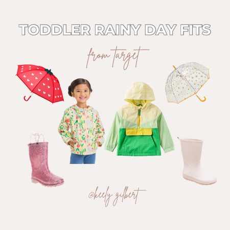Boy and girl toddler rain coats, rain boots & umbrellas from Target. 
Target kids


#LTKkids #LTKfamily #LTKSeasonal